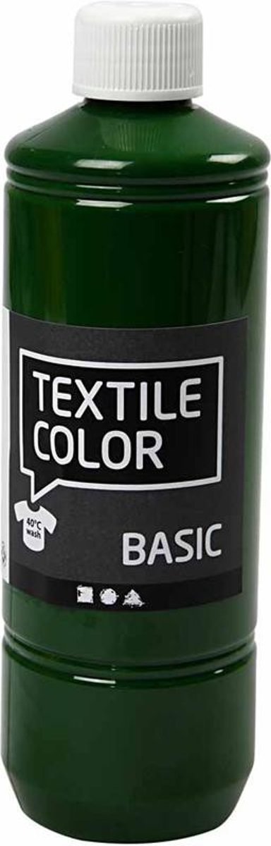 Textile Color Basic, gras groen, 500ml [HOB-34151]